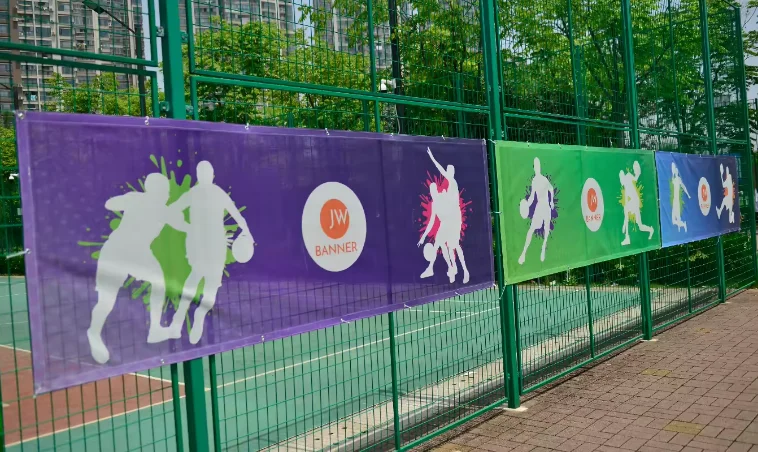 wholesale Sponsor advertising Triathlons Dye Sublimation Outdoor Sign Store Football Stadium Sports Large Size Season Banner