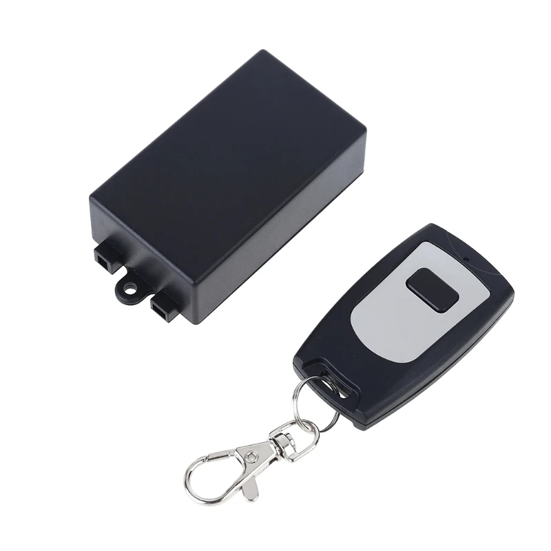 Водонепроницаемый одноканальный выключатель с дистанционным управлением, модуль приемника, передатчик, контроллер для ламп, гаражных дверей, 12 В постоянного тока, 1 канал