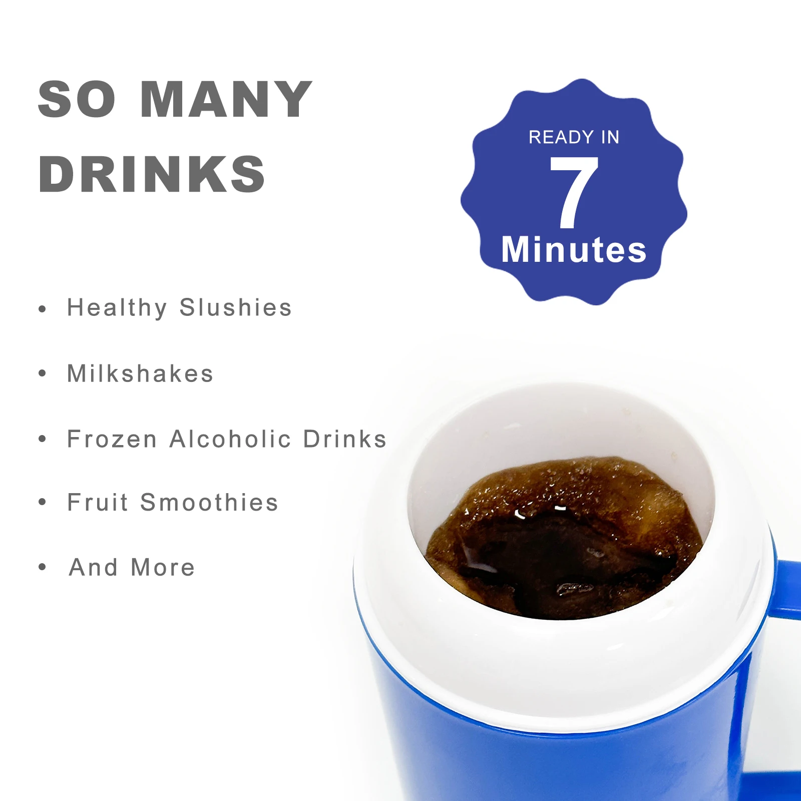 Wholesale Magic Ice maker Home DIY Smoothie Ice Cream Maker Cup Plastic Reusable Slushie Mug with Lid and Straw