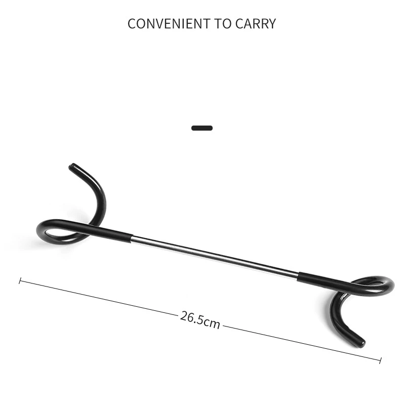 Outdoor Gas Lamp Hook Camping Multi-functional Metal Two-way Tent Lamp Pig Tail Hook S-type Double-headed Storage Hook