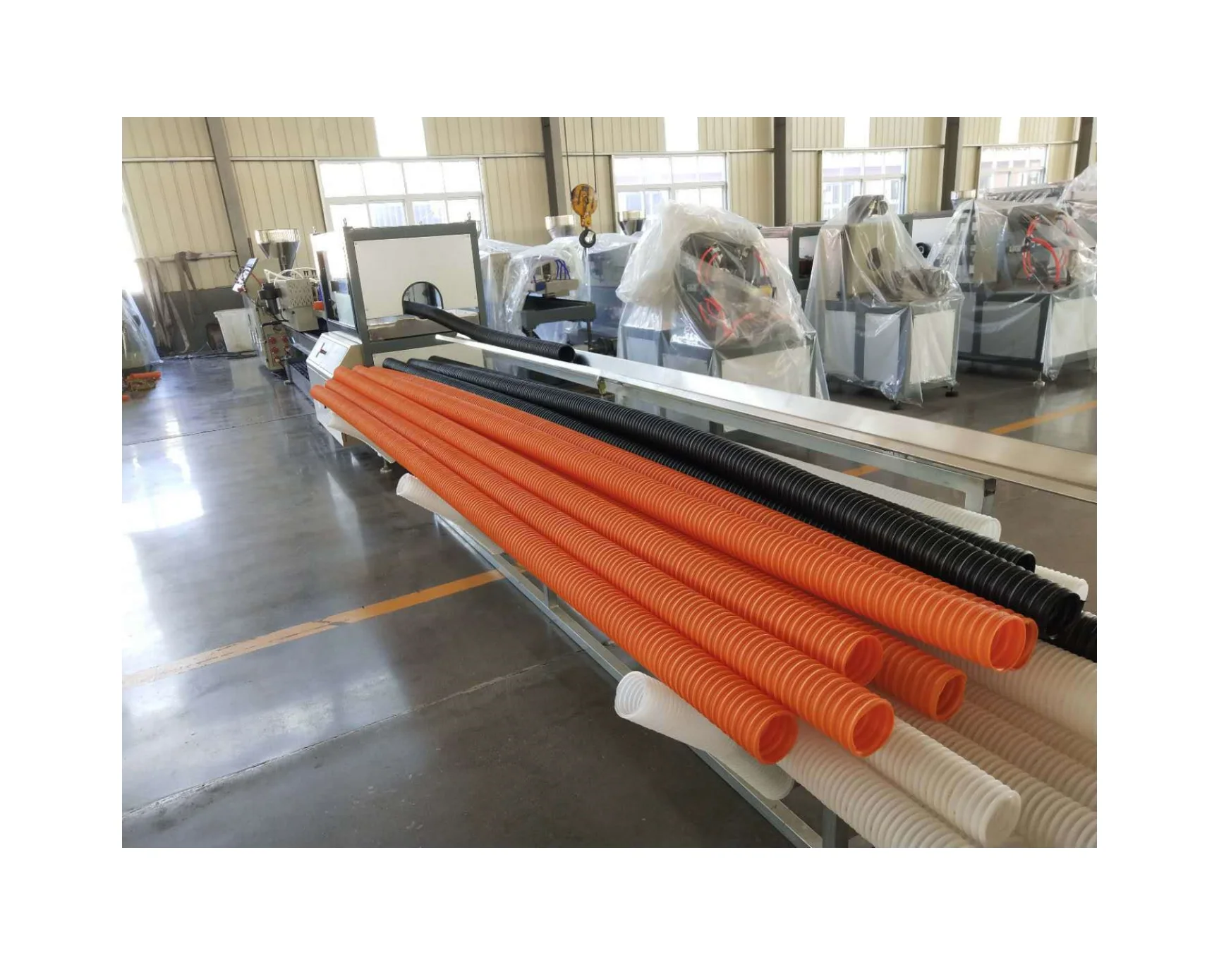 Post Tension Duct HDPE Plastic Corrugated duct for prestressed concrete project