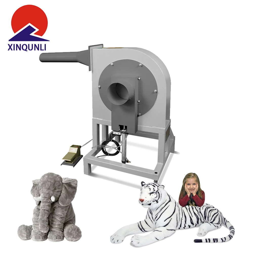 teddy bear soft toys stuffing filling machine staple fiber animal stuffed down machine