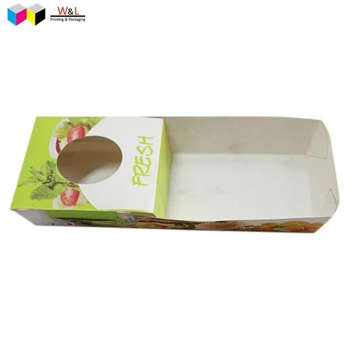 paper boat tray for movie food tray box nachos tray with dip container