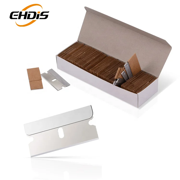 High Quality 100Pcs 1.5Inch Razor Knife Blade Scraper Blade For Car Window