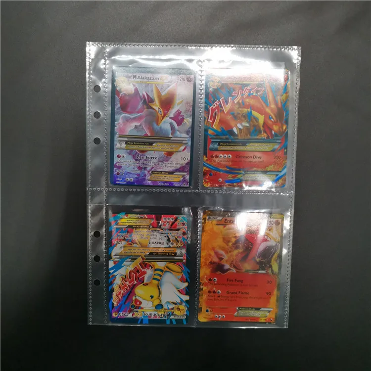 2024  new  Top loading double sided 4 pocket card sleeves PP card protector sleeves for China   Manufactory