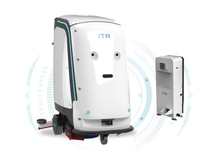 Профессиональный мощный вращающийся швабра Smart ITR коммерческий робот для очистки