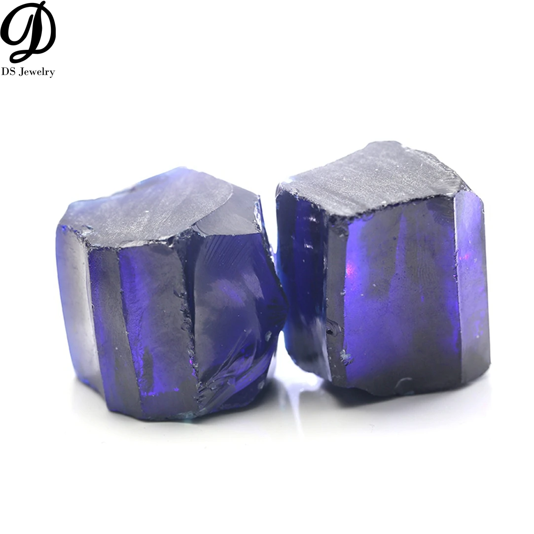 Оптовая продажа сырье необработанный синтетический драгоценный камень cz шероховатый кубический цирконий