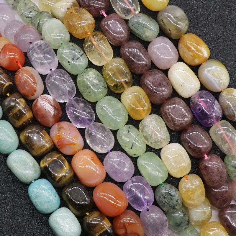 15-20mm Natural Crystal Agate Stone Beads Irregularly Loose Beads diy Bracelet Necklace Jewelry Accessories