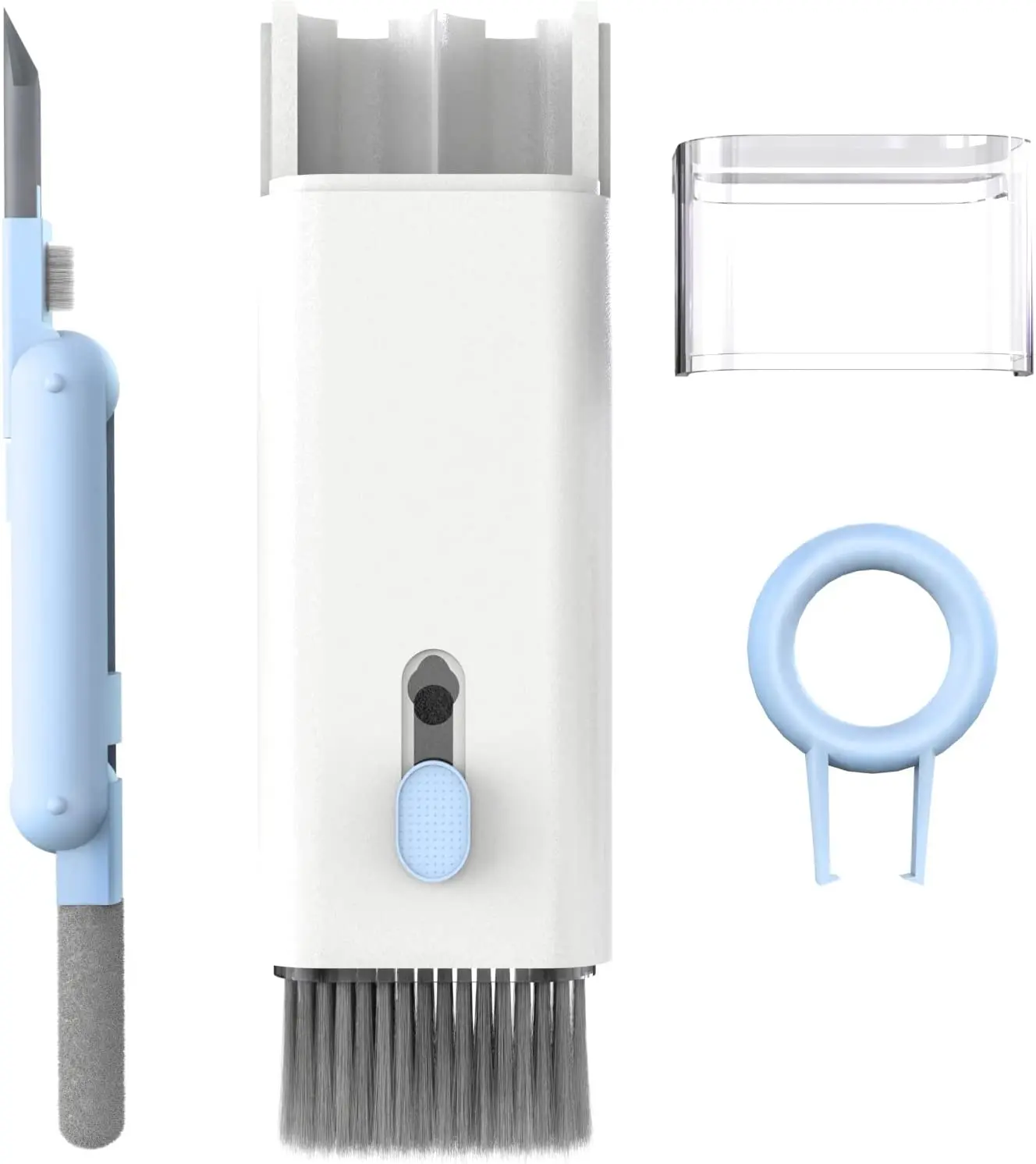 Earphone Headset Cleaning Pen Brush For Headphones Keyboard Mobile Phone 7-in-1 Multifunctional Cleaning Kit