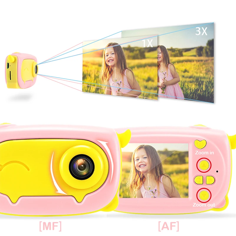 
Kids Digital Camera Gifts for Child Boys Girls Children Shockproof Digital Camcorders Little Kid Toys Gift 