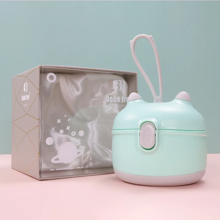 Portable Baby Formula Dispenser New Baby Milk Powder Container With Spoon Plastic Bpa Free