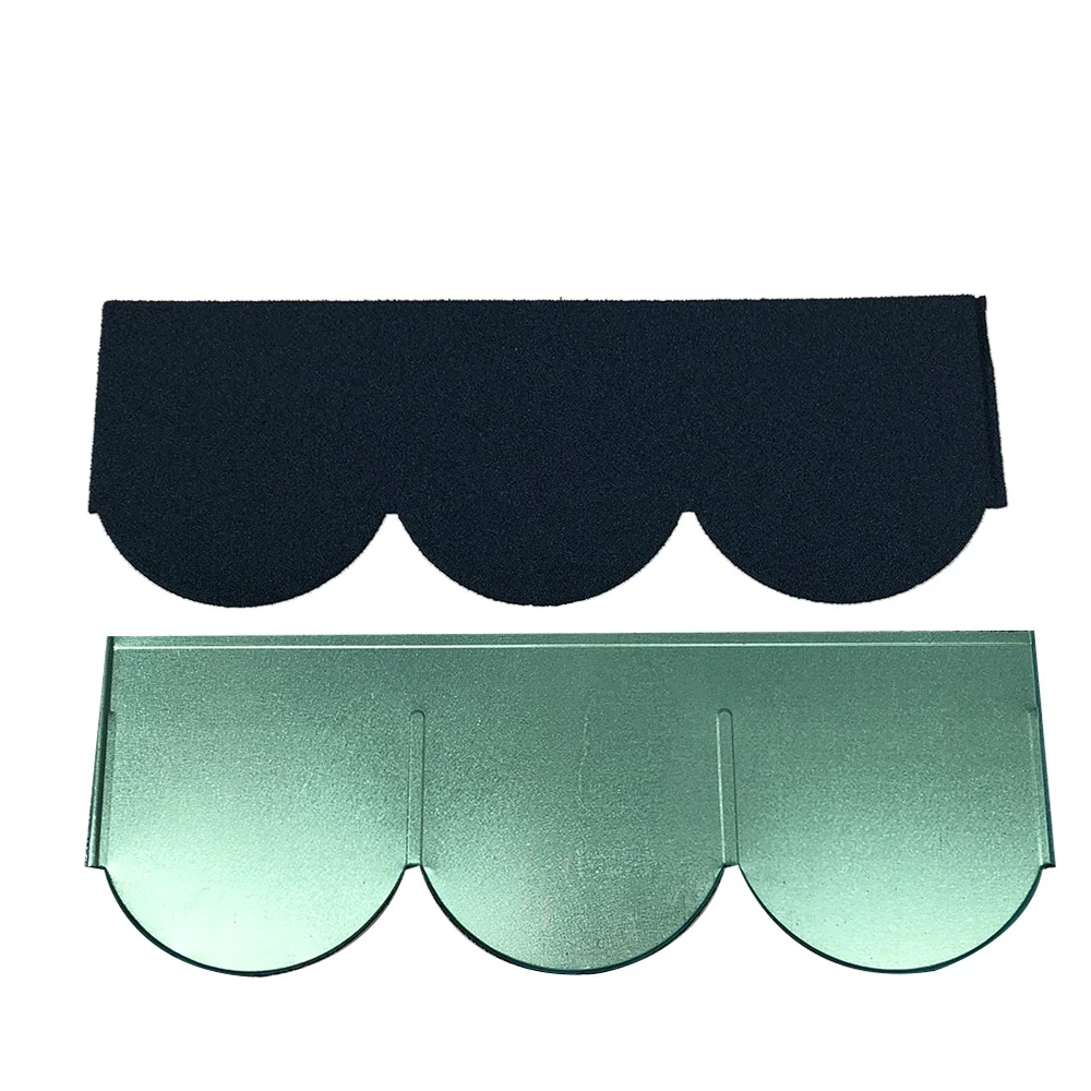 Made In China Quality Material Stone Coated Metal Roof Tile Bond Roof Tiles Fish Scale Roof Tile