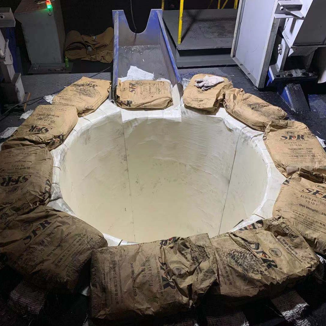 ALU-RAM 135CU dry ramming mass for Channel Induction Furnace Melting and Holding Copper