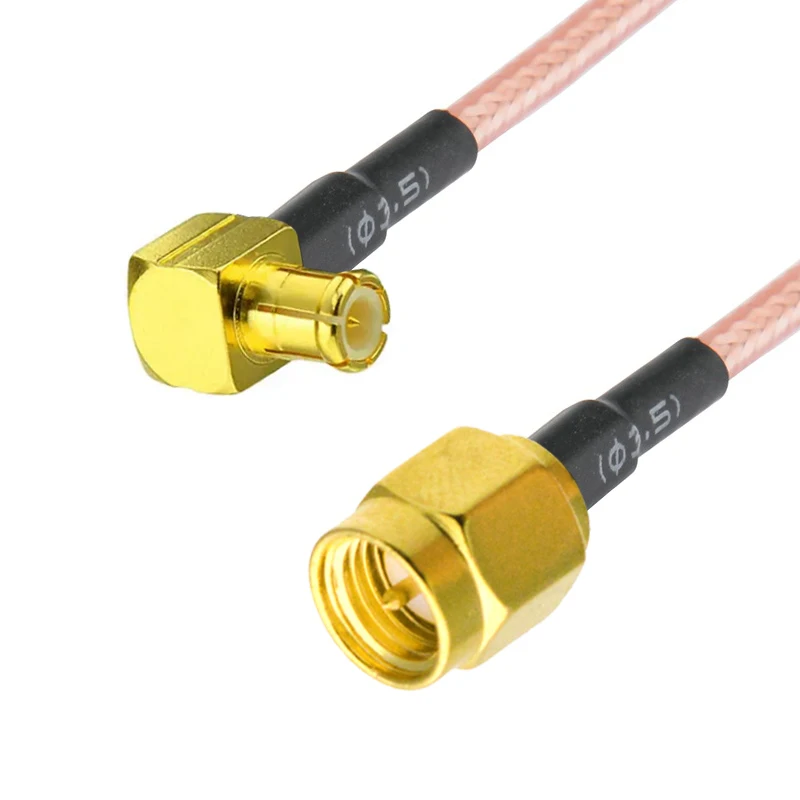 Rg316 Rg178 Sma Male To Mcx Male Right Angle 15 Cm 20 Cm Rf Coaxial Low Loss Pigtail Cable