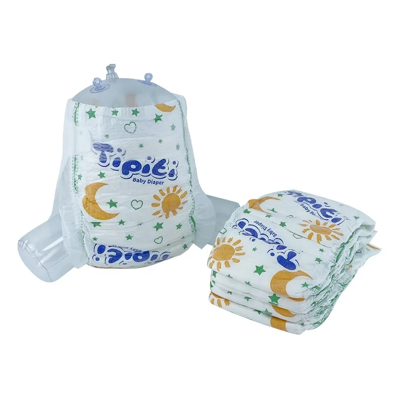 Wholesale Factory Price Disposable Super Breathable Cotton Topsheet Baby Nappies Diaper