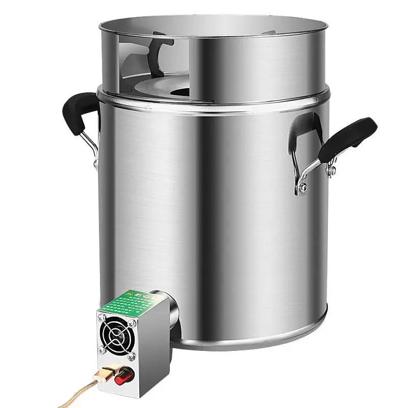 Портативная уличная воздуходувка выдувной вентилятор для кемпинга Бездымная приготовления пищи барбекю согревающая деревянная печь пикника из нержавеющей