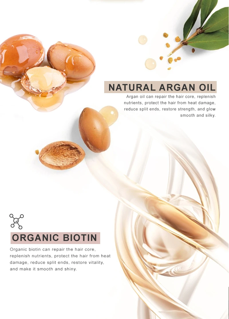 Anoble OEM Private Label Organic Strenthening Repair Hair Treatment Extract Hair Growth Oil Argan Oil