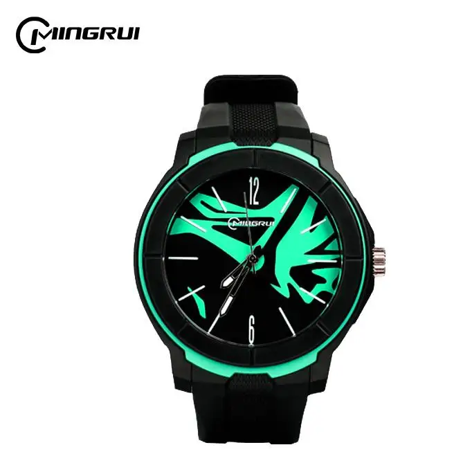 MINGRUI Sport Watches Teenagers Quartz Clocks Student Waterproof Wristwatch Men Black Time Luminous Hands Boy Handclock Watch