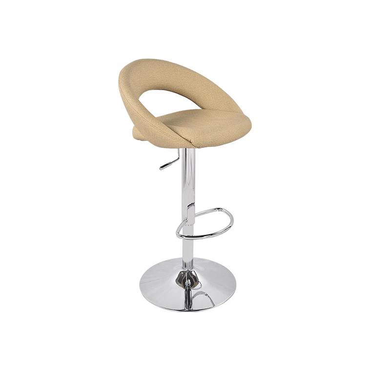 Gold Black Swivel Retro Wedding Bar Stool High Chair For Casino