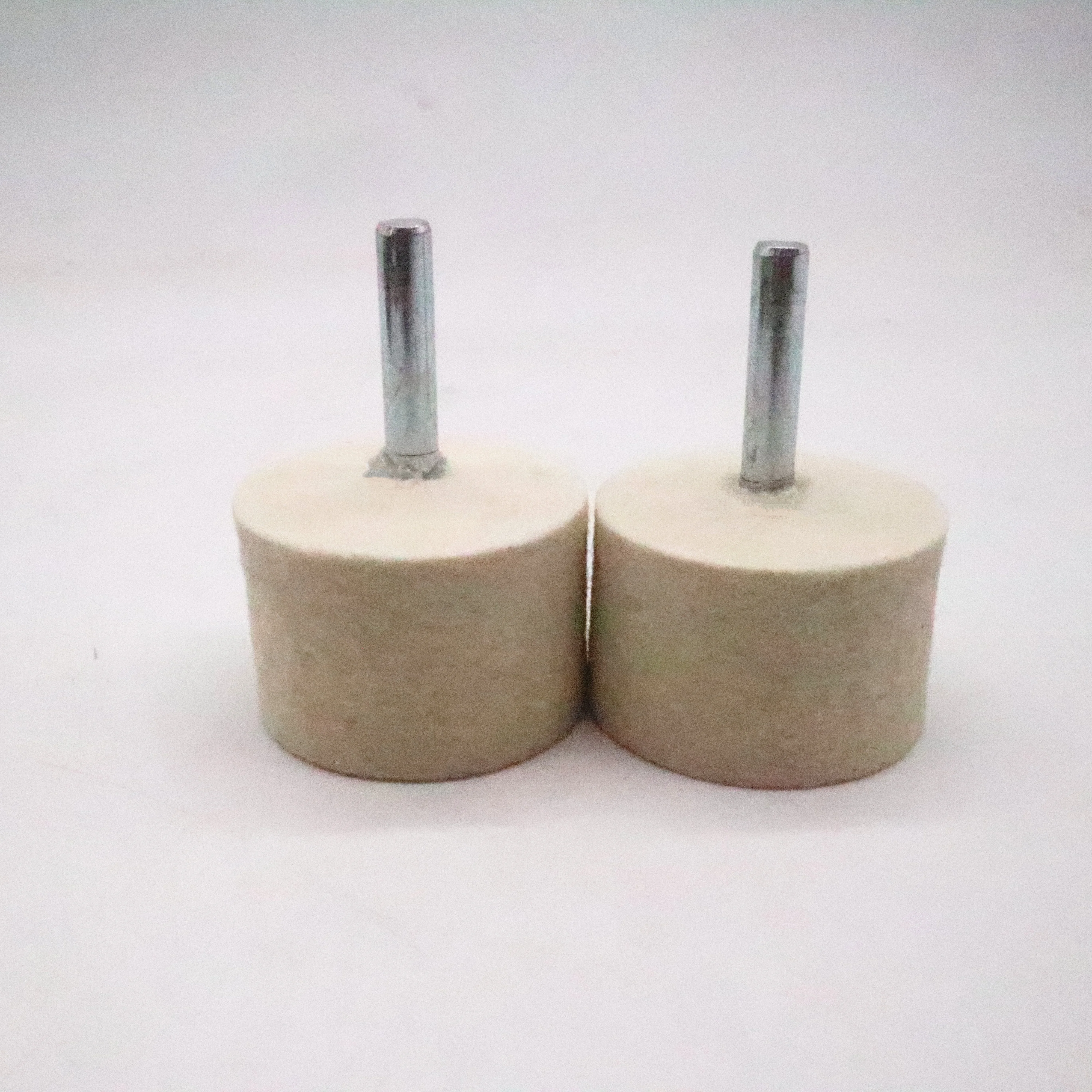 
high quality of wool felt polishing bobs with shank mounted felt bob 