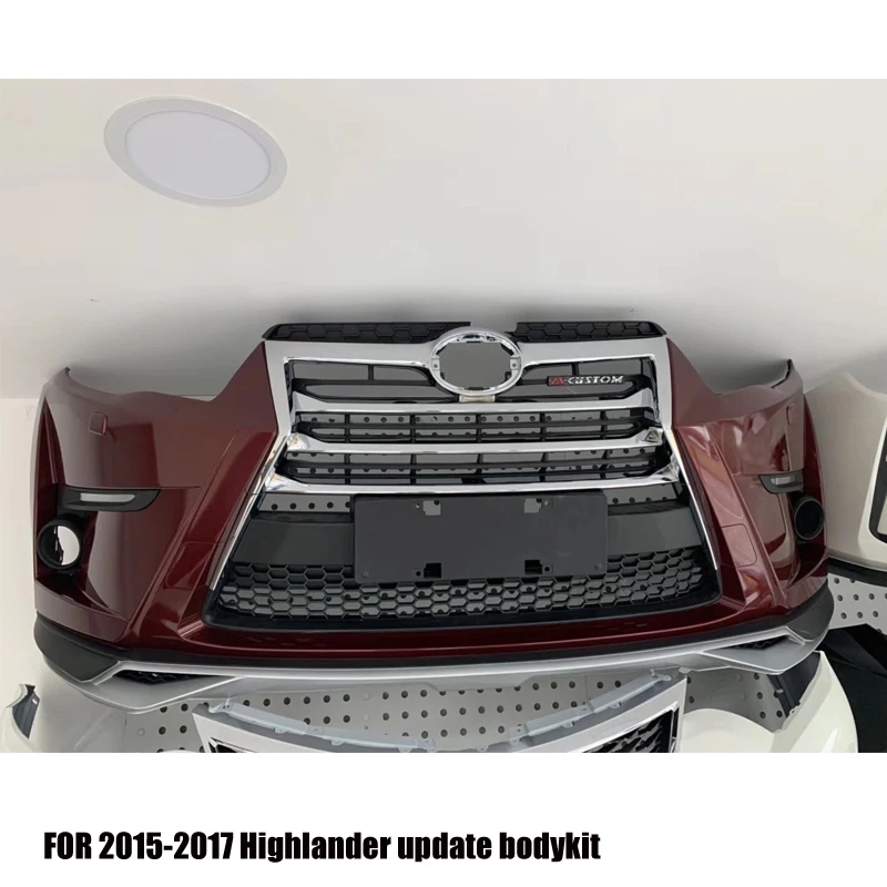 
Hot Sales Front & Rear Car Bumper Body Kit for 2015-2017 Highlander LX design 