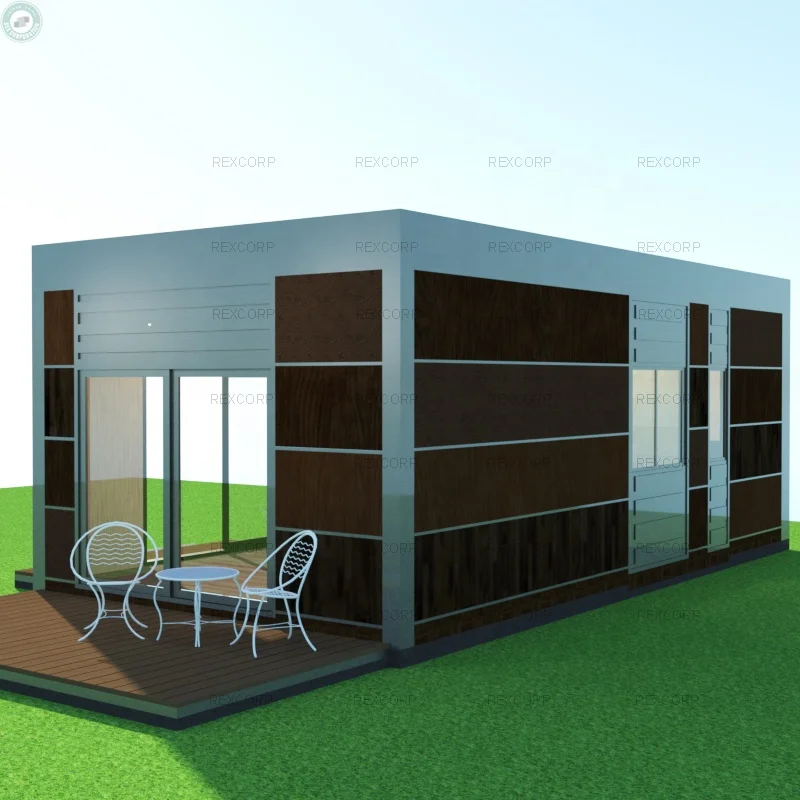 33sqm Flatpack Container Home Office Studio with Bath Modern Design Container Granny Flat in Melbourne