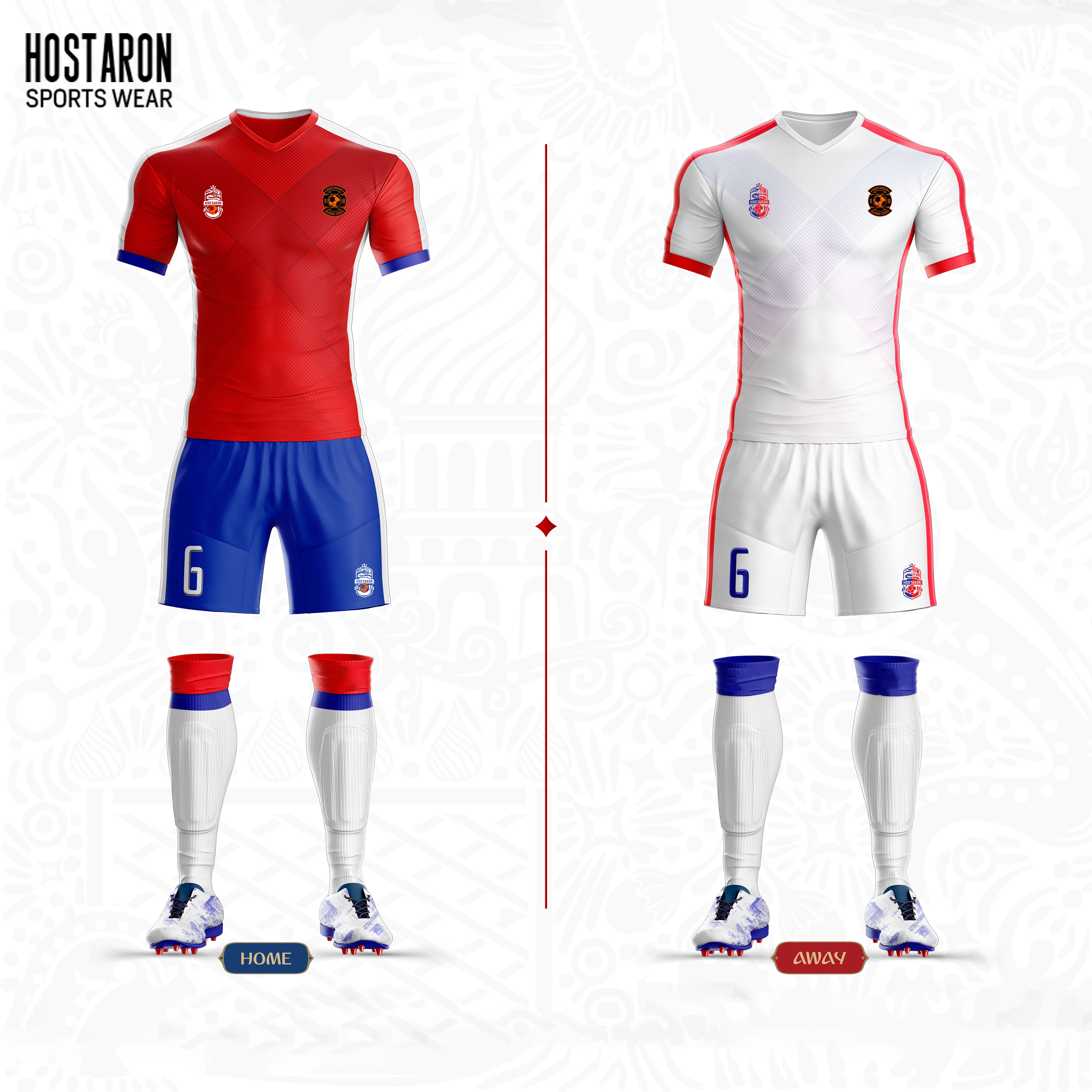 HOSTARON New Season Club High Quality Orange Colour Football Jersey White Color Soccer Uniform Tracksuits Training Soccer Shirt