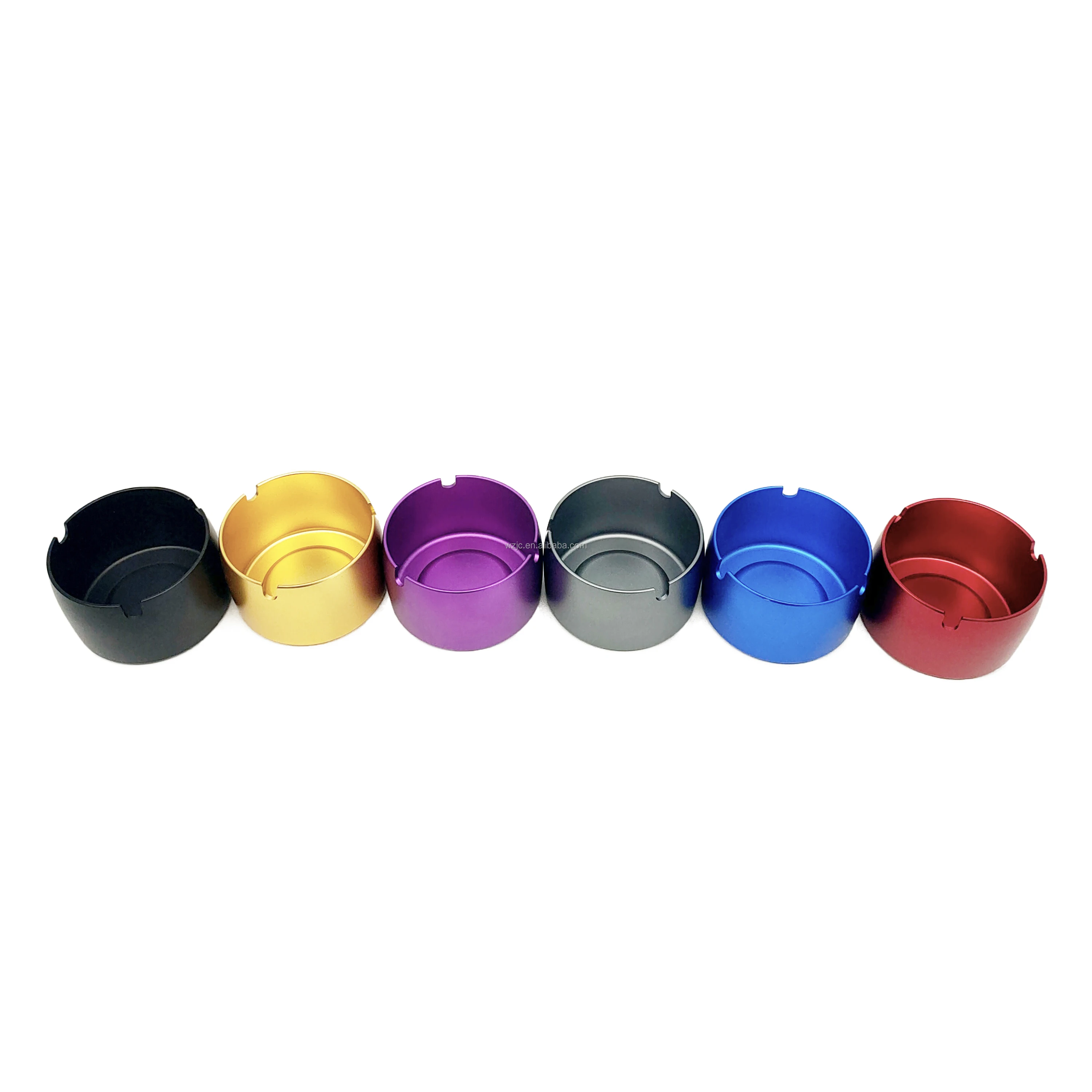 JC923 New Arrival Premium Aluminum Ashtray Custom Logo Color High Quality Aluminum Ashtray