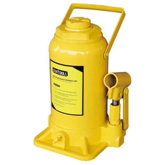 UYUSTOOLS Heavy Duty Hydraulic Car Lifting Jacks/ Jacks Mini Max Yellow Bottle 20 Tons