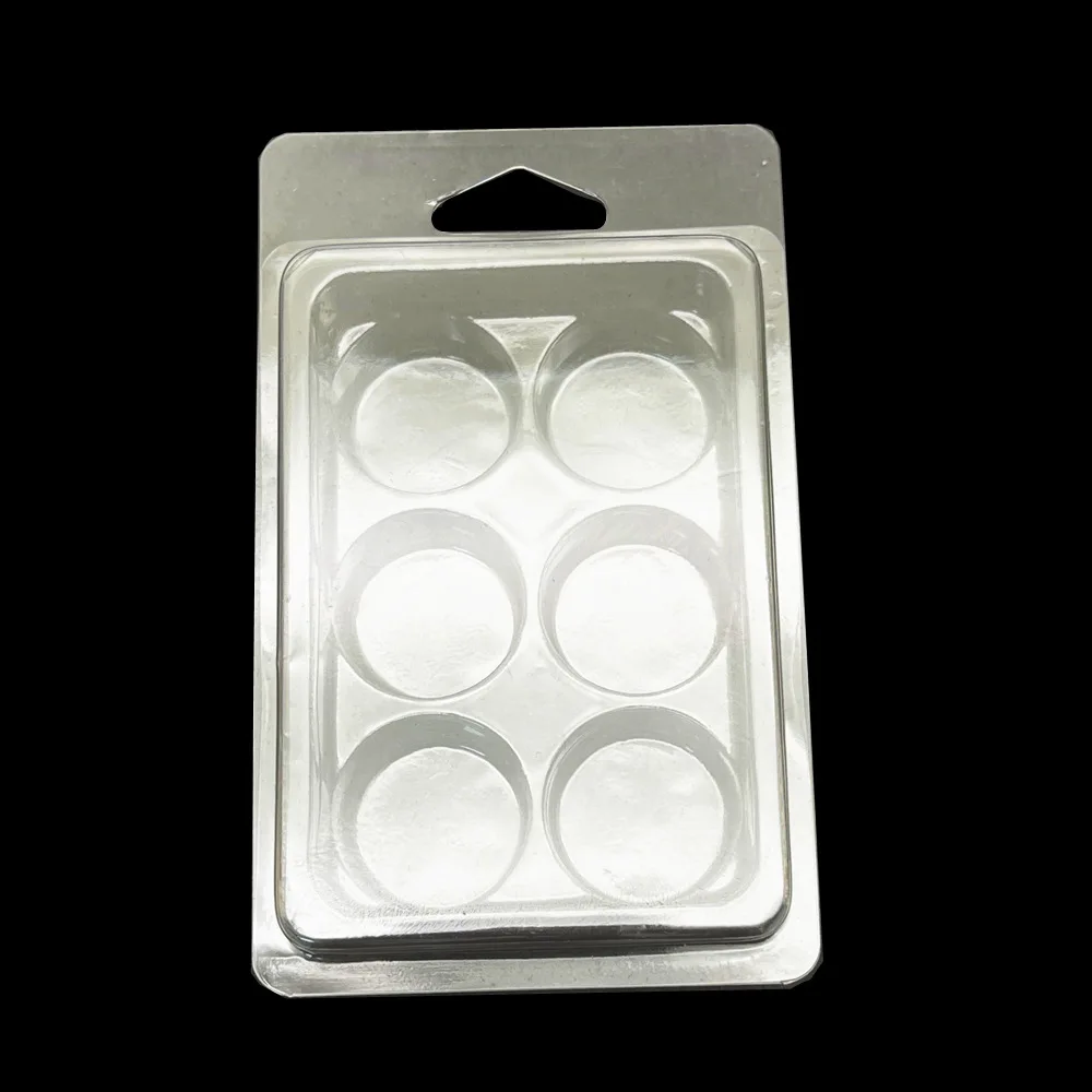 Spot candle blister 6 grid 8 grid aromatherapy wax block essential oil transparent plastic box wax melt packaging shell