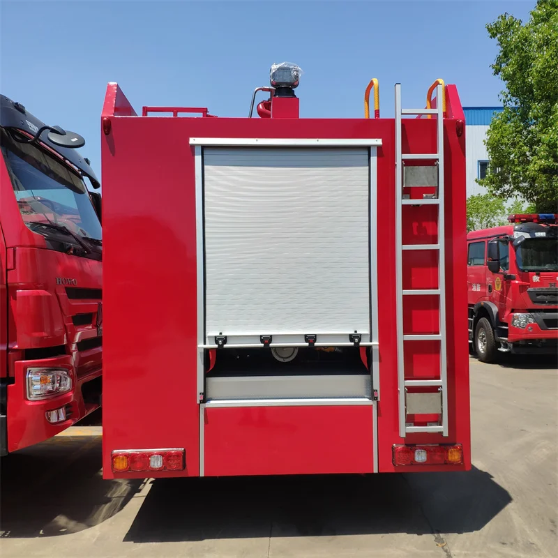 5000-6000 Liters SHACMAN water and foam fire trucks fire fighting vehicle manufacture