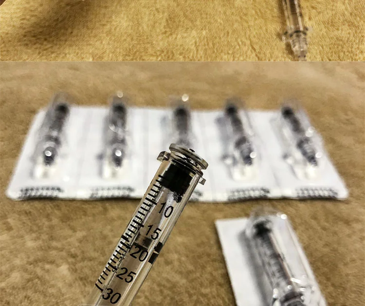 2023 new top selling plastic ampoule head 0.3ml  0.5ml disposable ampoules for Hyaluronic Acid pen