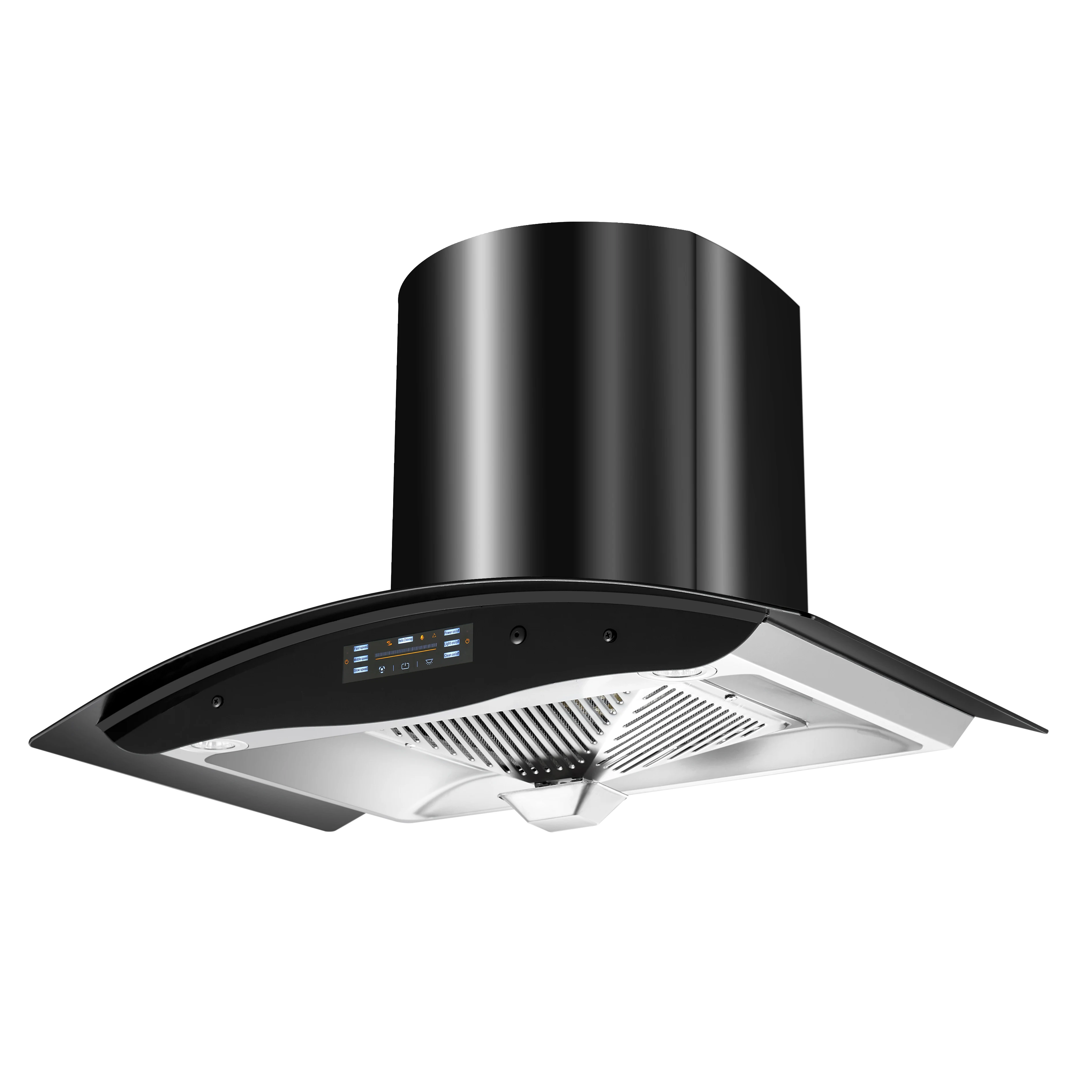 Smart 90/60cm Range Hoods Wall Mounted Kitchen Touch Switch Control