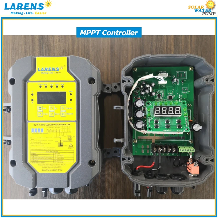 4 Inches Plastic Impeller 0.6 kW Submersible Solar DC Pump for Deep Well