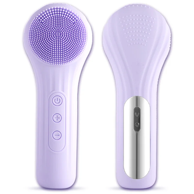 New Arrivals Waterproof Electric Face exfoliator Cleaner Massage blackhead removal exfoliating Silicone Facial Cleansing Brush
