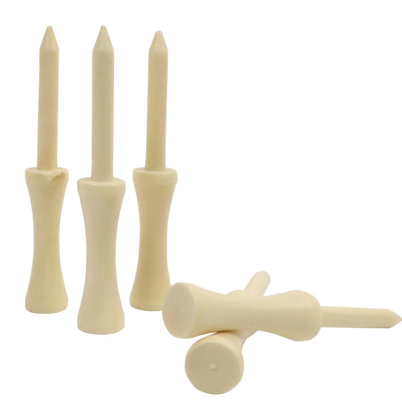 Colorful Bamboo Castle Golf Tee Custom Logo Wooden Golf Tees