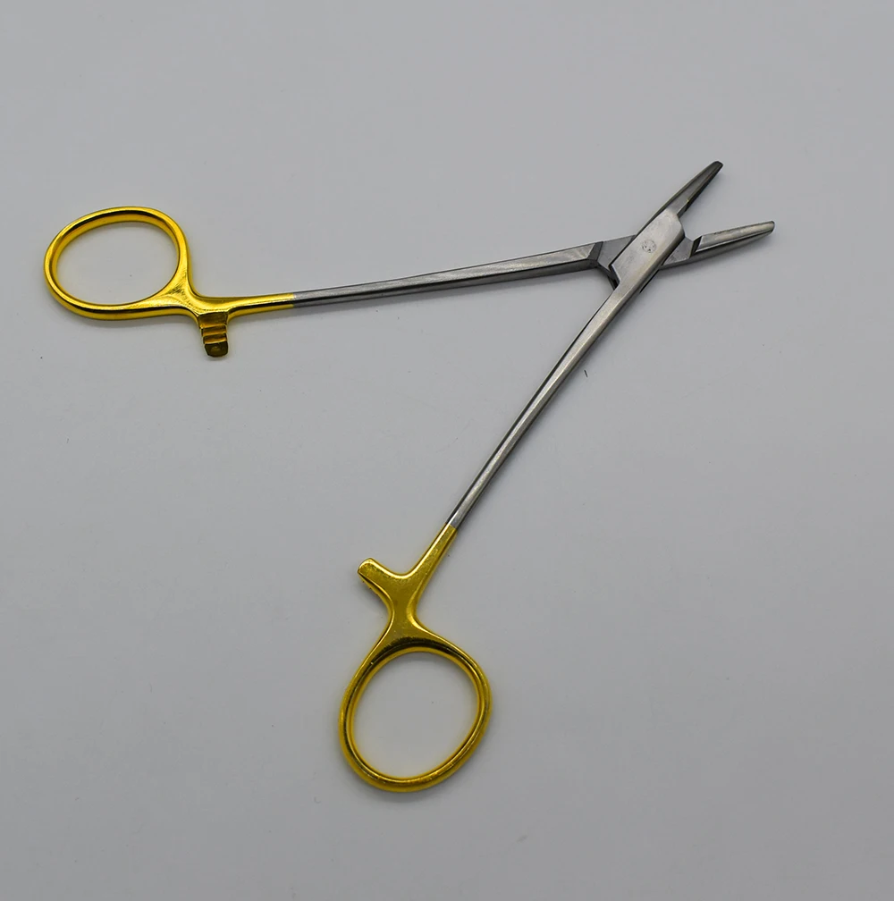 Surgical Instruments Porte Aiguilles Sewing Micro Needle Holder Forceps