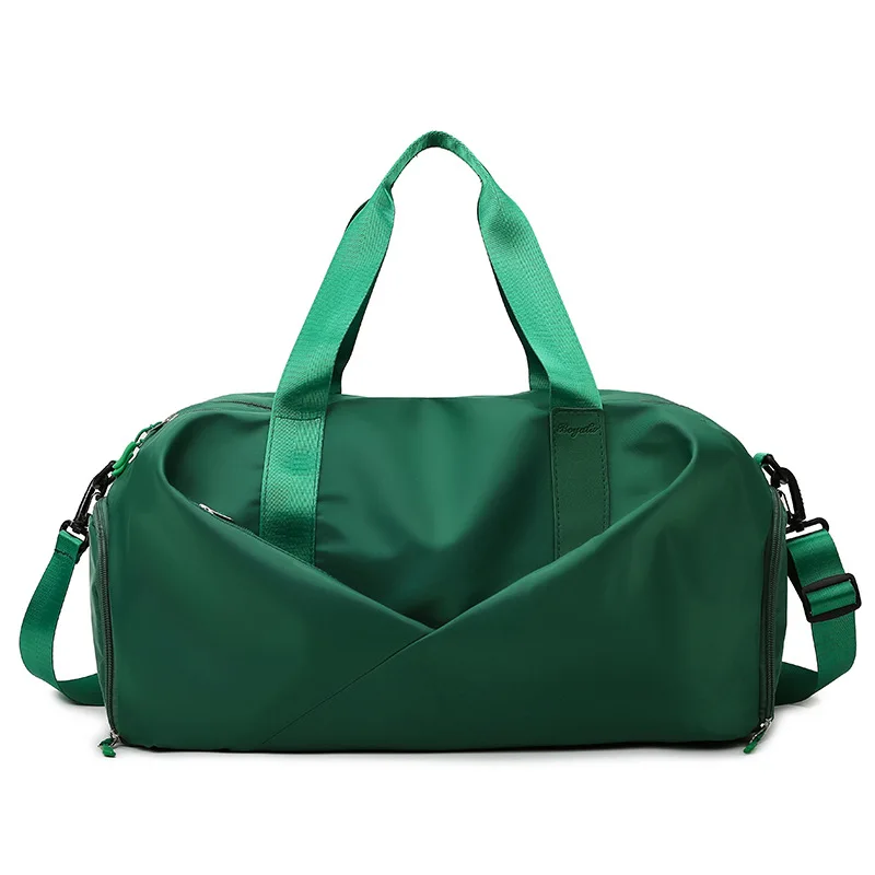 2023 Large Capacity Durable Adjustable Strap Dry and Wet Separation Duffel Weekend Bag Gym Sport Travel Bag for woman