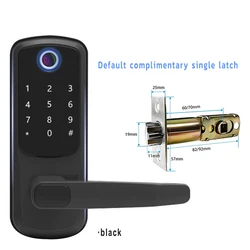 Smart Keyless Lock WIFI Password Tuya APP Fingerprint 5 In 1 Unlock Digital Electronic Door Lock