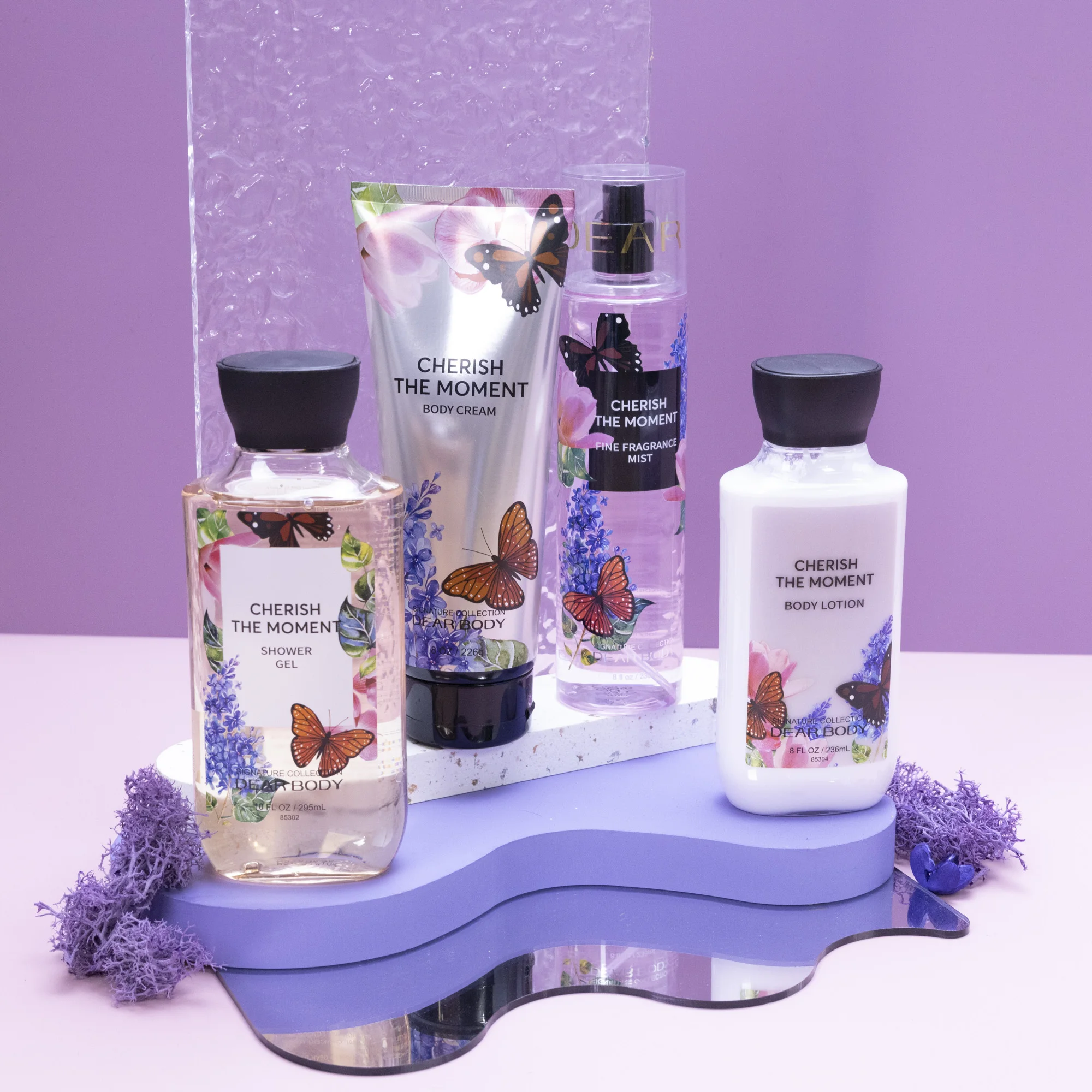 Best quality skin care set body lotion nourishing skin body lotion cream butter shower gel