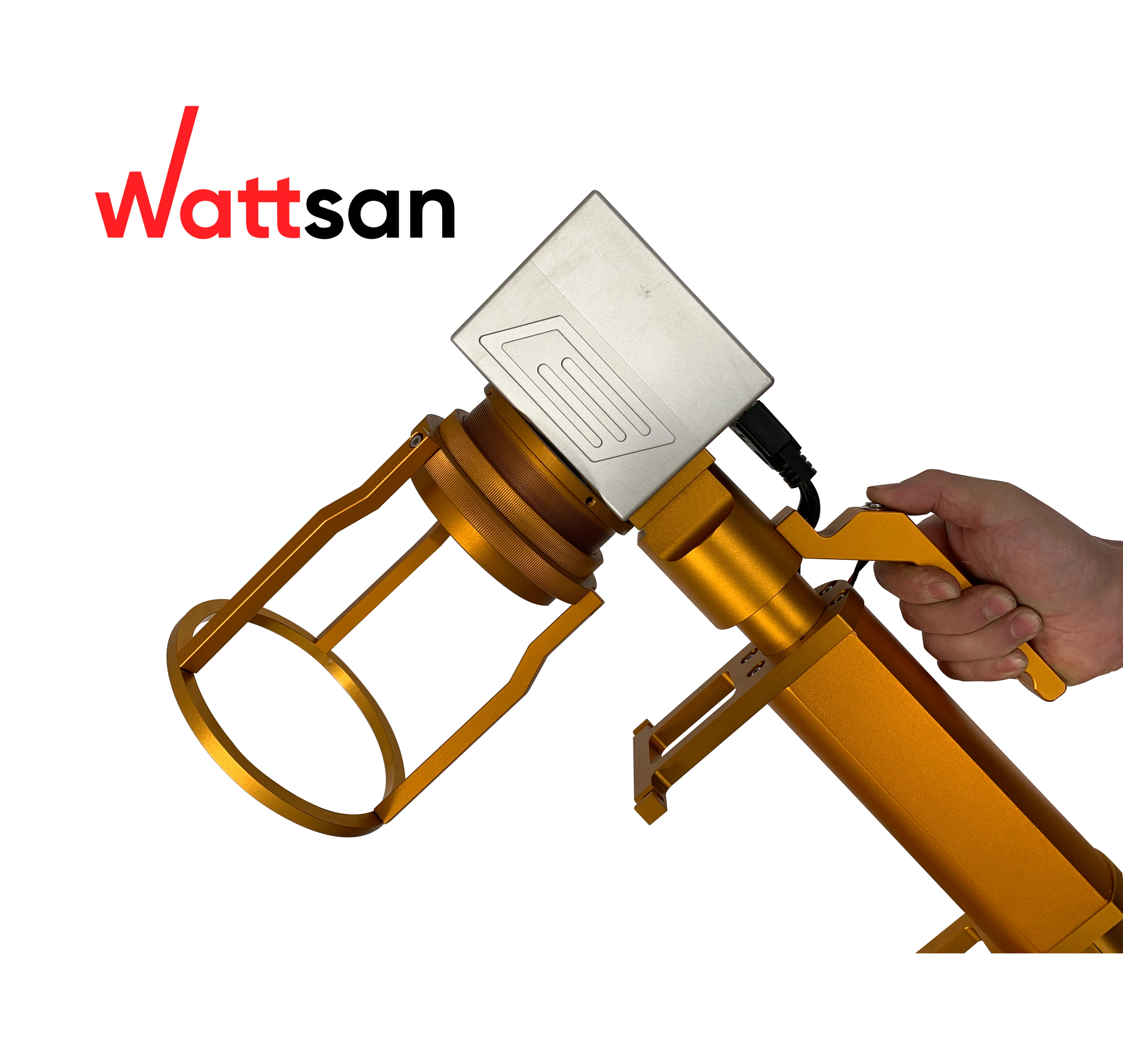 Wattsan  FL HH 20w 30w 50w Handheld Fiber Laser Engraver Marking Machines