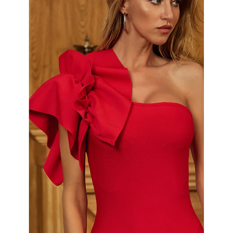 OEM&ODM Dress Manufacturer Custom Clothing Allure Couture Casual Solid Dresses Women Sexy Dress