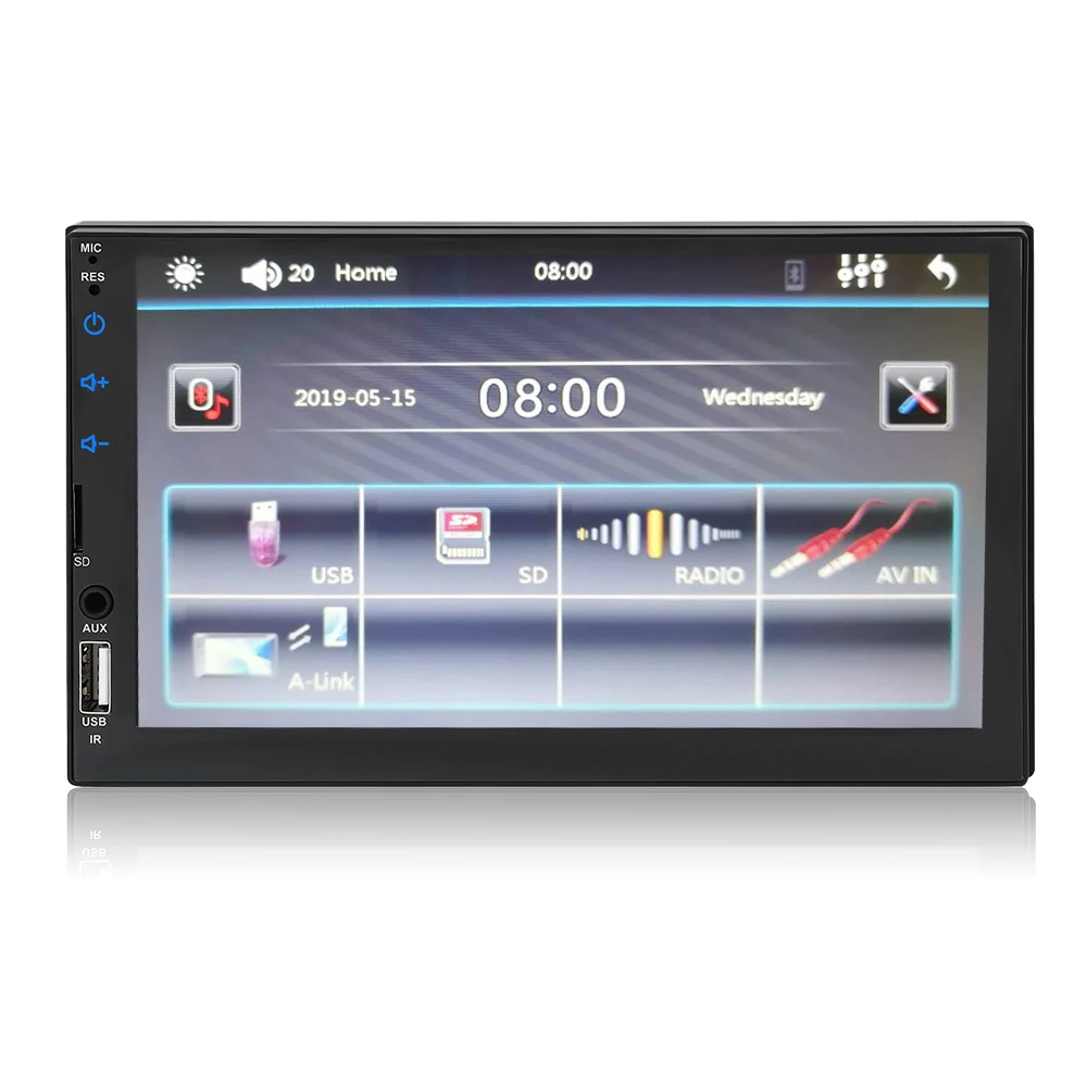 7inch HD1080P TWO DIN CAR MP5 with Mirror link