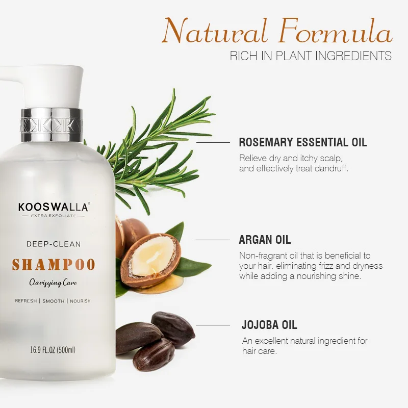 Anti-dandruff Shampoo Set Scalp Balance Care Deep Cleaning Sulfate Free Refreshing Remove Dandruff Shampoo and Conditioner