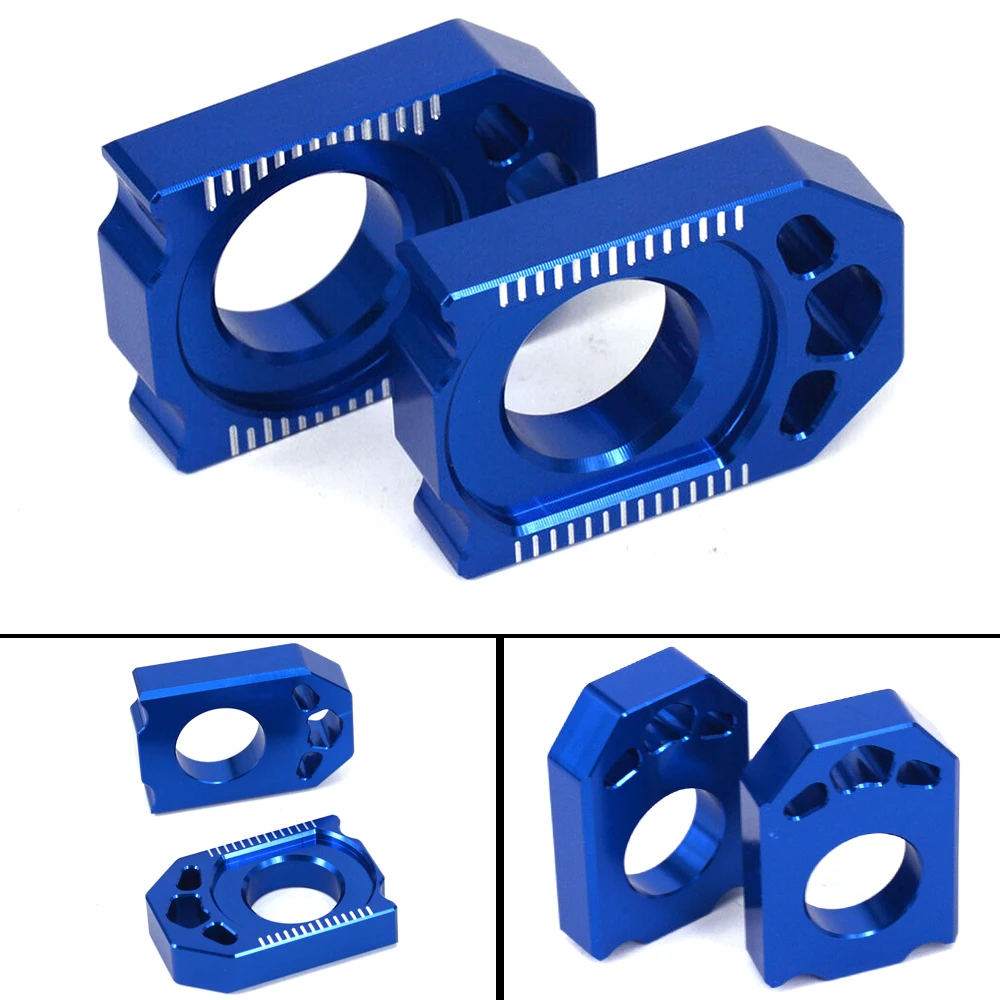 Best Sell Motorcycle CNC Rear Axle Block Chain Adjuster For YAMAHA YZ125 YZ250 YZ250F YZ450F YZ125X