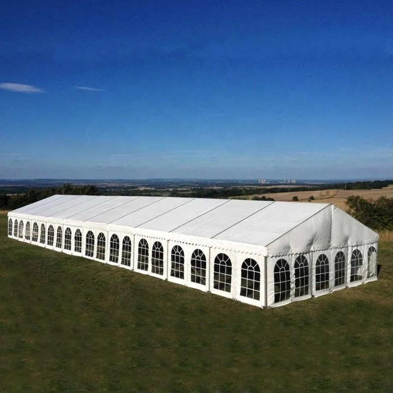 Luxury White Big Large Marquee Tipi Tents 100 150 200 300 500 People Outdoor Party Wedding Pagoda Tent for Events