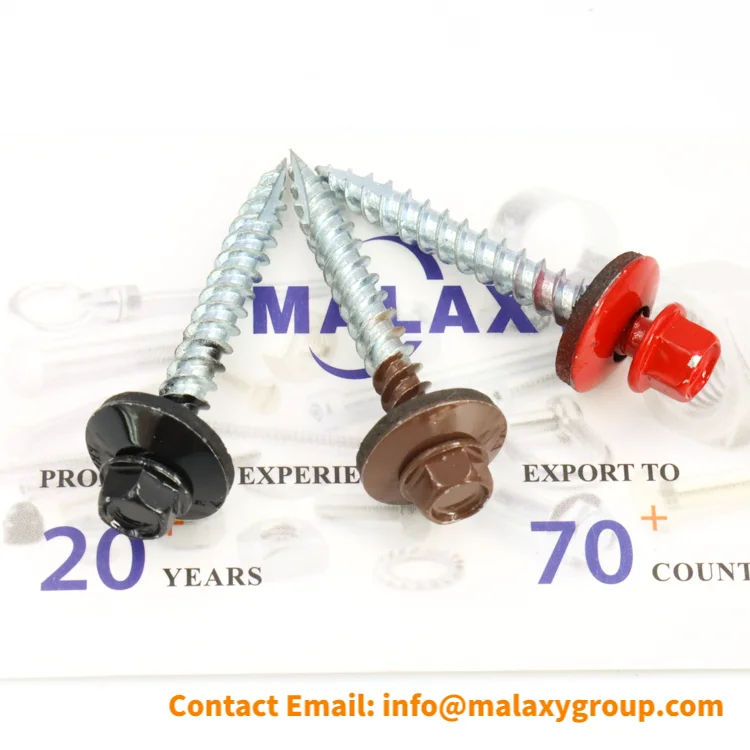 Malaxy Good Quality Hex Washer Head Self Drilling Screw With Washer
