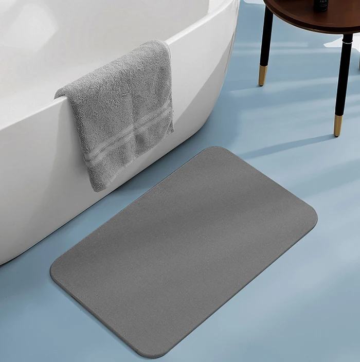 Quick dry diatomite earth bath mat OEM design