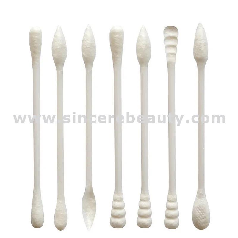 Eco-friendly Wooden Stick Makeup Cotton Swab