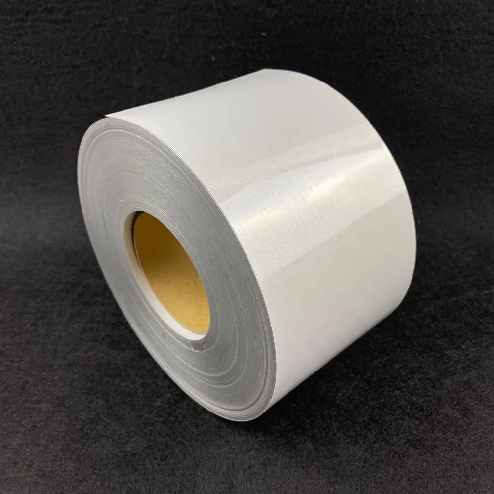 Factory Directly White Number Plates Reflective Film Per a roll 45m x 111mm
